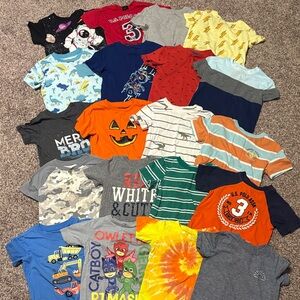 Colorful Kids Short Sleeve T-Shirt Collection